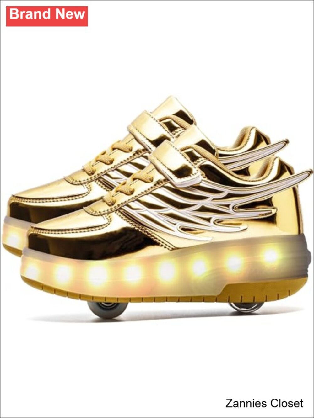 ✨LED Light Up Roller Shoes Rechargeable Wheeled Skate Sneakers for Kids